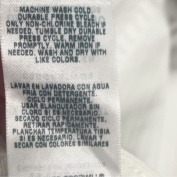 Levi Signature Modern Bootcut Jeans White Denim Women's Size 8 Short - Picture 11 of 12